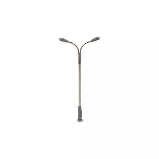 Lampadaire 2 bras éclairage public LED Faller 272221 - N 1/160