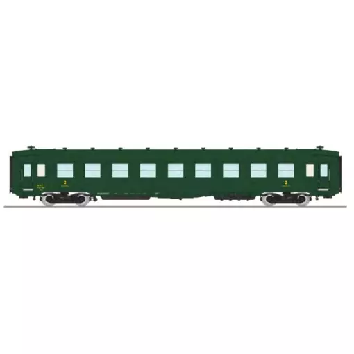 Schlafwagen DEV AO B9c9 myfi grün REE MODELES VB401 SNCF - HO 1/87