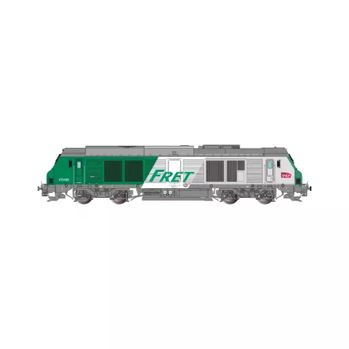 Locomotive Diesel BB 475468 - FRET - Oskar 7511 - SNCF - HO 1/87 - EP.VI - Analogique 