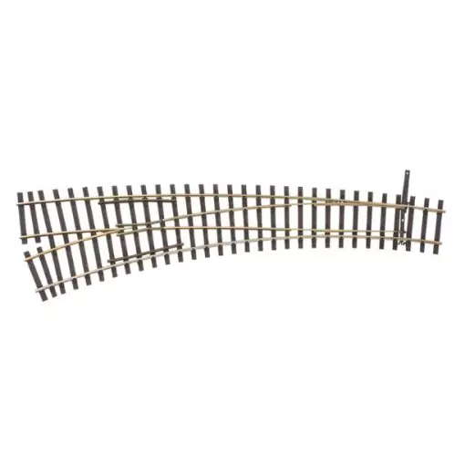 Aiguillage courbe à gauche 15°/30° - TIllig Bahn 85364 - HO