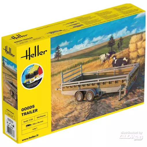Goods Trailer - HELLER 56778 - 1/24