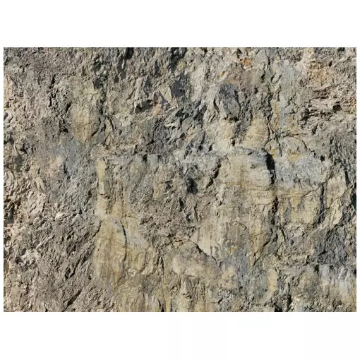 Foglio di roccia da sgretolare Noch 60303 - HO 1/87 - 450 x 255 mm