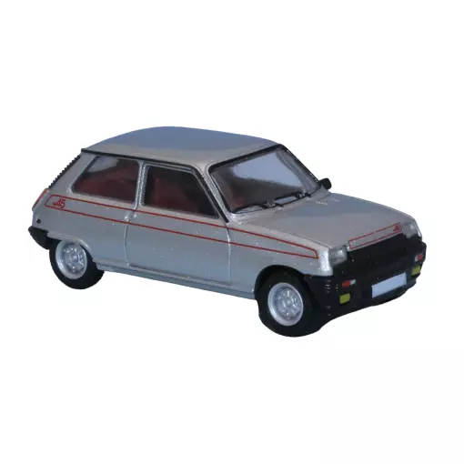 Renault 5 Alpine Turbo SAI 7220 - HO 1/87 - Livrée argent