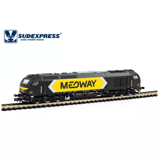 Locomotive diesel-électrique Standler Euro4000 MEDWAY - Sudexpress SMED034N - N 1/160 - PRIVAT - EP VI - 2R - Analogique