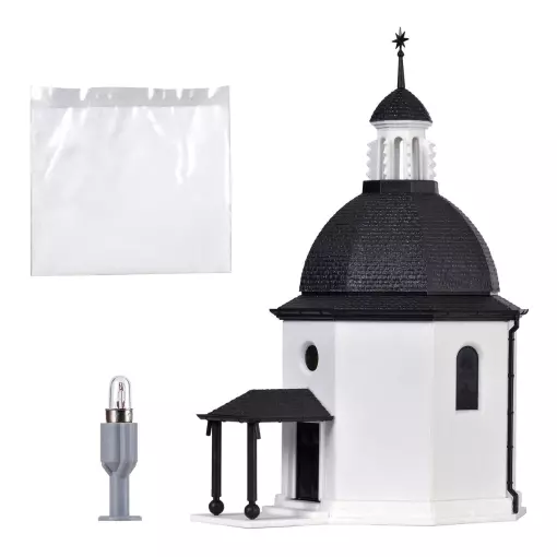 Miniatur-Kapellen-Bausatz Vollmer 47412 - HO 1/87 - 110 x 80 x 160 mm
