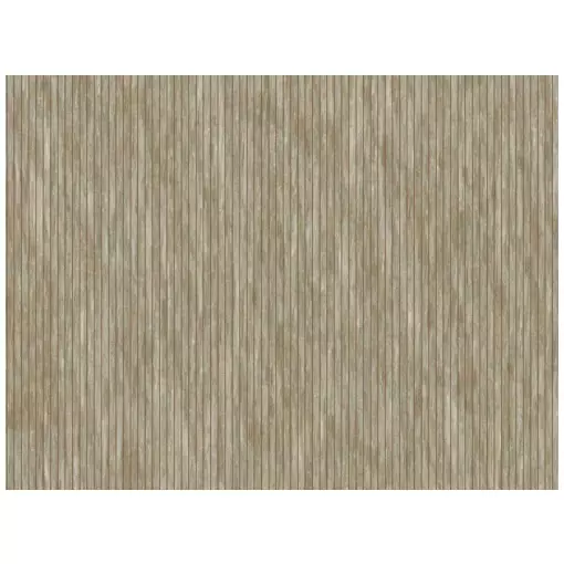 Bardage en bois délavé - Régions et Compagnies MAT020 - HO 1/87