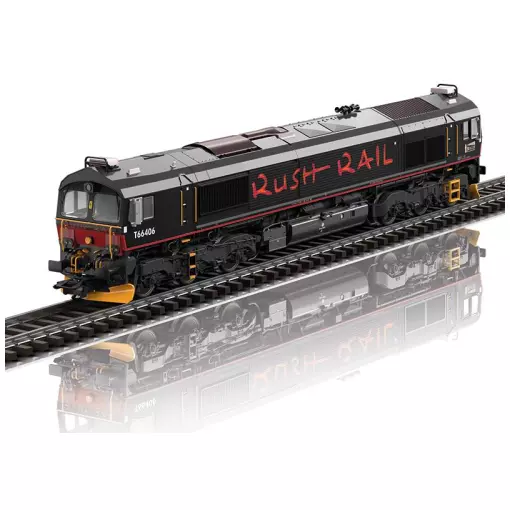 Locomotive Diesel Class 66 RushRail Digital Son - HO 1/87 - TRIX 22997