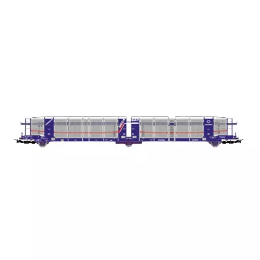 Wagon Porte-Autos E-TRFSA / Transfesa - JOUEF HJ6297 - HO 1/87 - SNCF - EP VI - 2R 