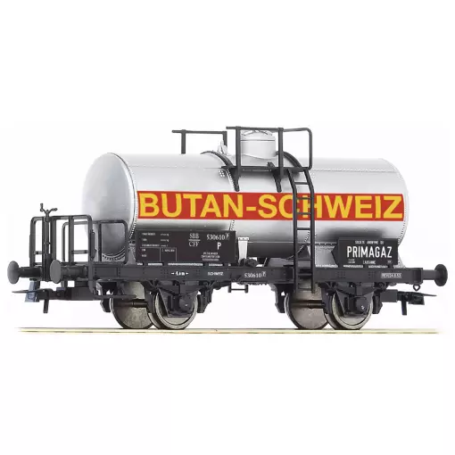 Wagon-citerne "Butan-Swiss", Primagaz ROCO 76312 CFF - HO 1/87 - EP II / III
