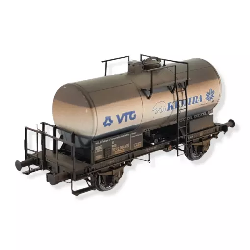 Vagón cisterna de 2 ejes "VTG KEMIRA" con pátina BRAWA 50631 DB - HO 1/87 - EP IV