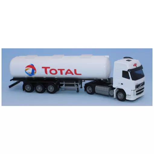 Semi remorque citerne Volvo FH Glob, "Total" - AWM 74291 - HO 1/87