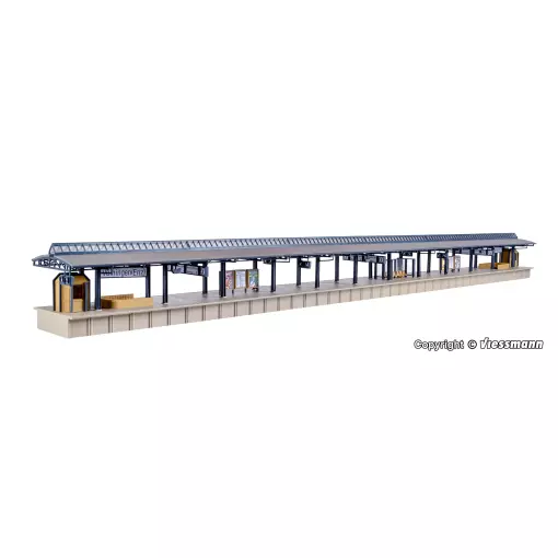 Covered dock VOLLMER 43541 - HO 1/87