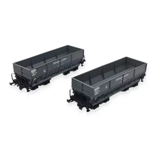 Set of 2 "Denain-Anzin" ore wagons - LS Models 31102 - HO: 1/87 - SNCF - EP III -
