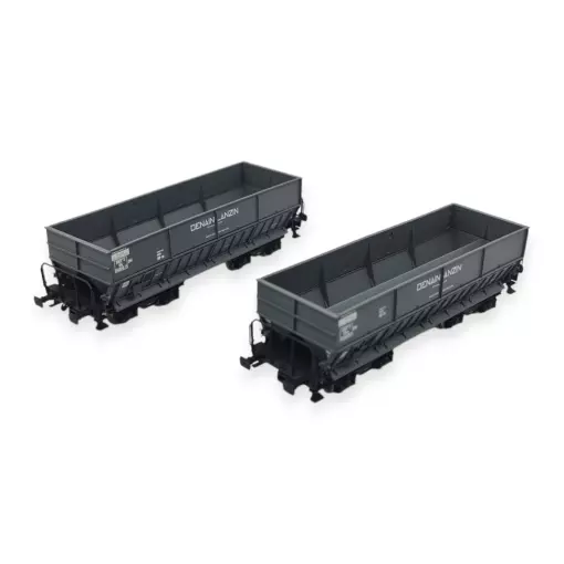 Set von 2 Erzwaggons "Denain-Anzin" - LS Models 31102 - HO: 1/87 - SNCF - EP III -.