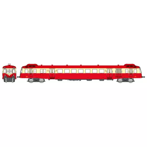 Autorail X-2458 - REE MODÈLES NW-254 S - N 1/160 - SNCF - EP IV - Digital Sound - DCC