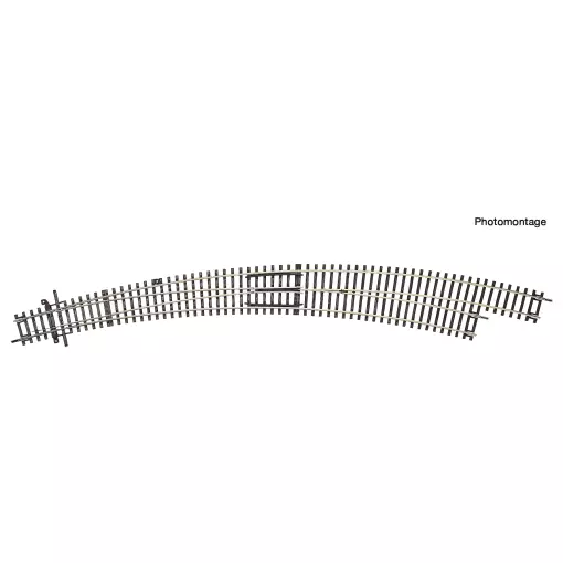 Aiguillage courbe à droite BWr9/10 - Roco 42479 - HO 1/87 - 2R