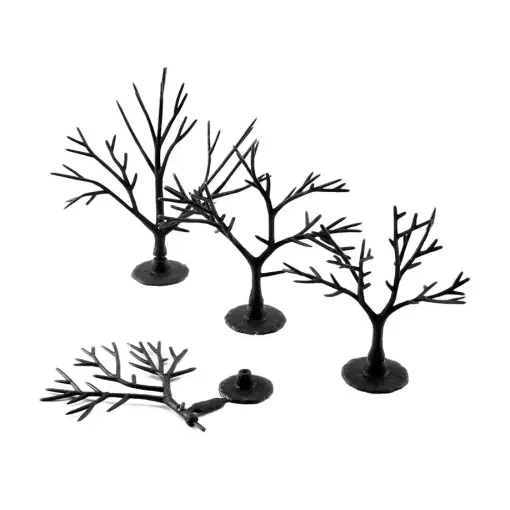 Lot de 57 armatures d'arbres WOODLAND SCENICS TR1121 - HO 1/87 - 50.8x76.2 mm