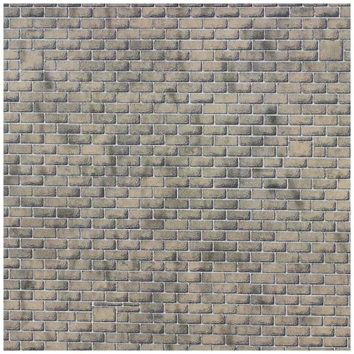 8 Sheets of cut stone wall - Metcalfe PN901 - N 1/160 - 280x200 mm