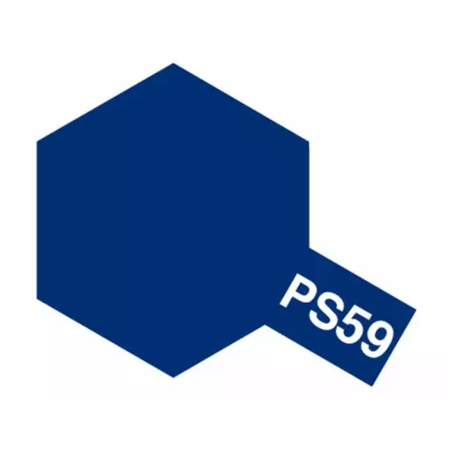 PS-59 Bleu Métallisé Foncé pour carrosserie Lexan - TAMIYA 86059 - 100ML
