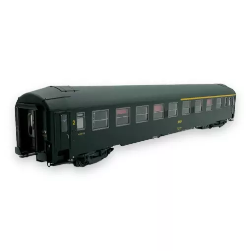 Voiture couchette UIC mixte Verte "PARIS CONFLANS- SUD EST" R37 HO42102 | SNCF HO - EpIV