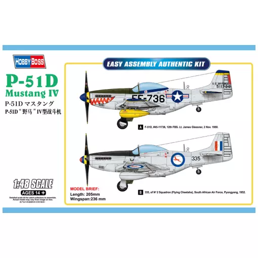 P-51D Mustang IV - Hobby Boss 85806 - 1/48