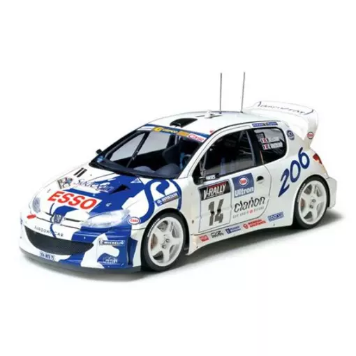 Voiture de course - Peugeot 206 WRC - Tamiya 24221 - 1/24