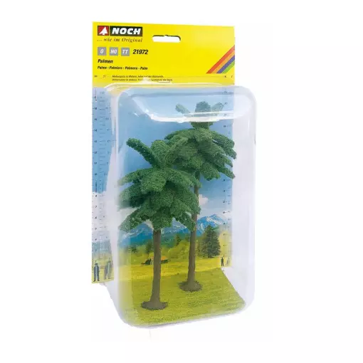 2 Palm Trees - NOCH 21972 - HO 1/87 - 150 & 190 mm