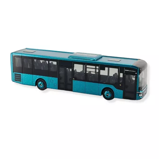 MAN Lion's Intercity - Autobus, 2 porte blu metallizzato Rietze 74752 - HO : 1/87