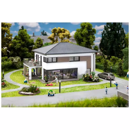 Maison moderne avec terrasse - Faller 130639 - HO 1/87