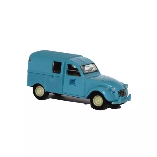 Fourgonnette Citroën 2 CV AZU SAI 2043 - EDF / GDF - HO : 1/87 - 1965