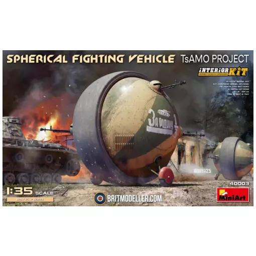 Kit d’Intérieur pour Char sphérique russe TsAMO - MINIART 550040003 - 1/35