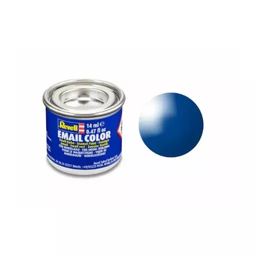 Peinture Émaillée Bleu Brillant RAL 5005, 14ml - Revell 32152