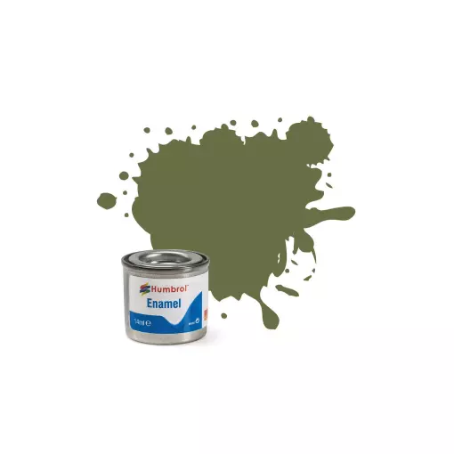 Humbrol AA0881 Pré Mat Green N°80 Cellulose Paint - 14 mL