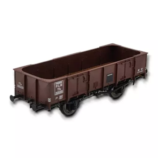 Wagon tombereau de la PLM à 4 portes HO 1/87e