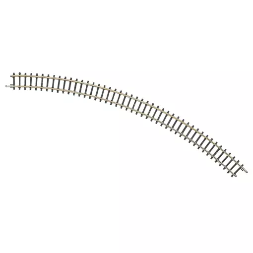 Curved rail radius 220mm 45°.