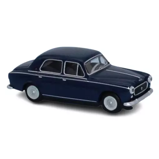 Voiture Peugeot 403.7 limousine 1960 bleu amiral - Sai 6232 - HO 1/87