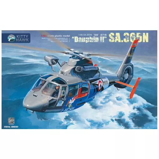 Hélicoptère SA.365N Dauphin II - Kitty Hawk KH80107 - 1/48 