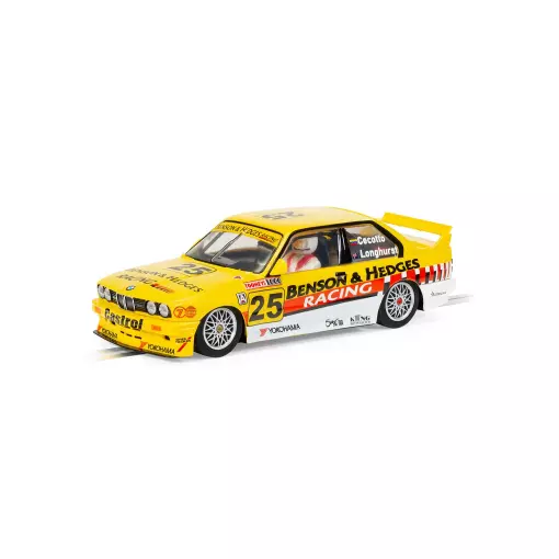 Coche BMW E30 M3 - Scalextric C4401 - I 1/32 - Analog - Bathurst 1000 - Longhurst & Cecotto