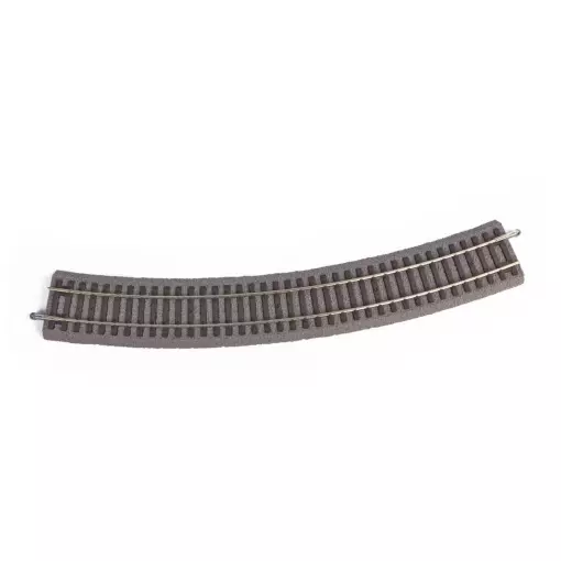 Gebogen spoor A-spoor geballast R4 PU6 546 mm & 30° PIKO 55414 | HO 1/87 - Code 100