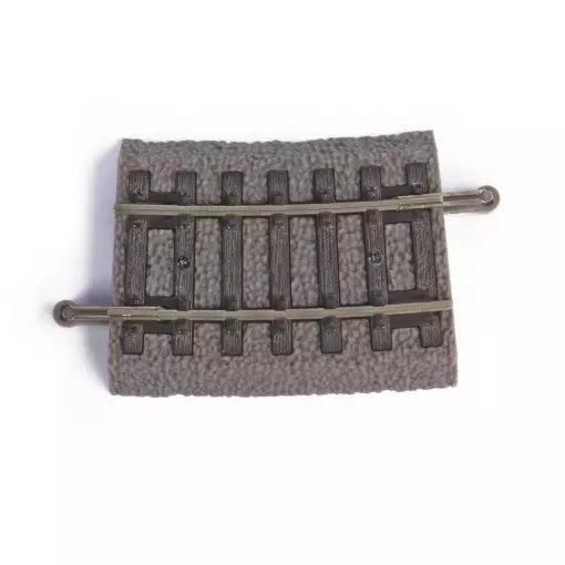 Rail courbe A-Track Ballasté R2 422 mm & 7.5° PIKO 55418 | HO 1/87 - Code 100