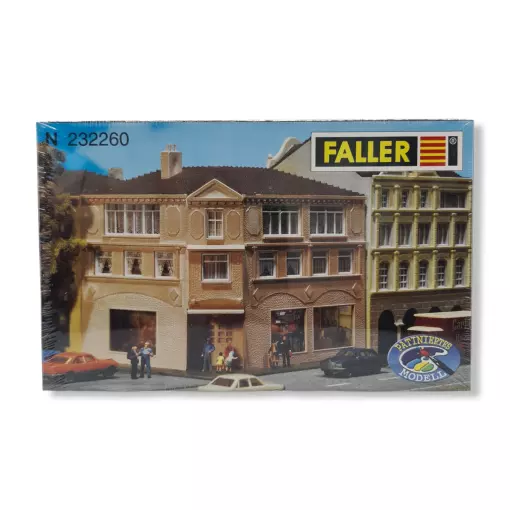 Eckhaus von Stadtwache Faller 232260 - N 1/160 - 94 x 80 x 82 mm