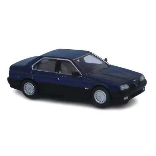 Alfa Roméo 164 - Bleu foncé métallisé - 1988 - PCX 870435 - HO 1/87