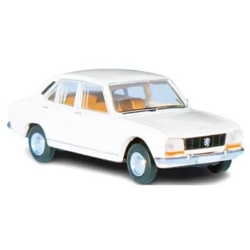 Peugeot 504 - Blanche - SAI 2081 - HO 1/87