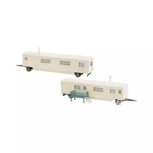 Set of trailers II HO 1/87