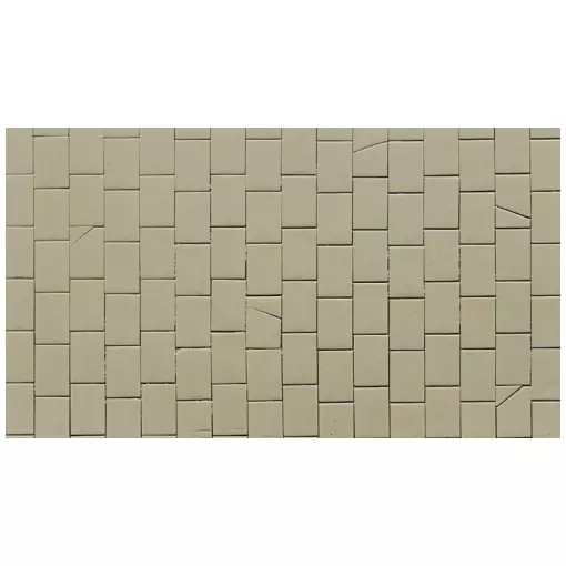 Kit de 4 feuilles de Pavage en pierre Victoria - Wills-Kits SSMP221 - OO/HO