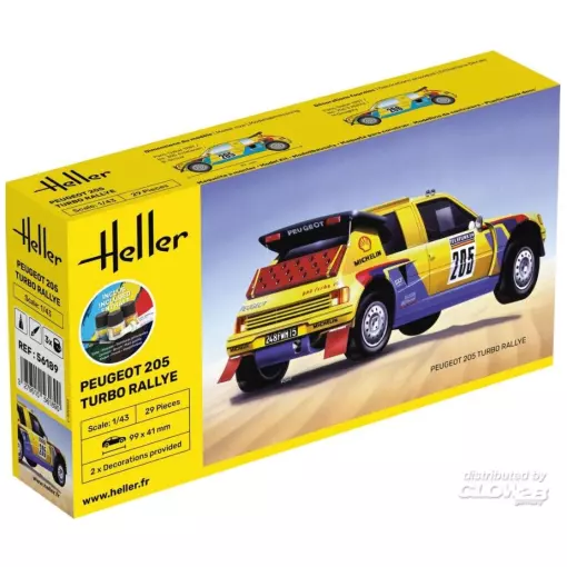 Peugeot 205 Turbo Rallye - HELLER 56189 - 1/43