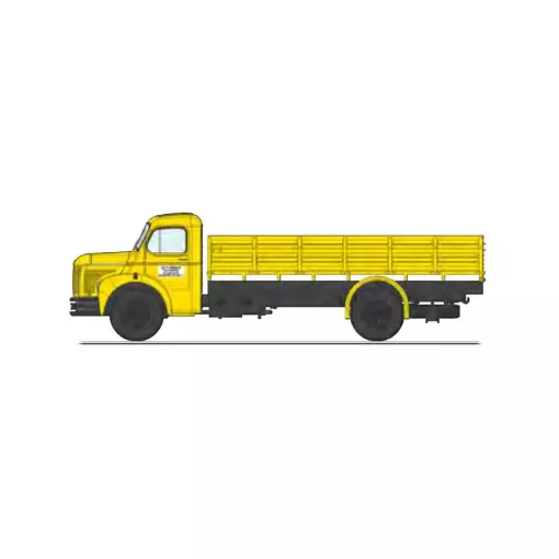 Camion pianale Berliet GLC 6 (carico in muratura) - REE MODELES CB111 - HO : 1/87