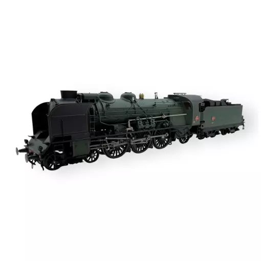 Locomotive à vapeur 231.G.246, tender 30.A.57, Région 4, Tours, vert - Modelbex HO-MX.001/2 - HO 1/87 - SNCF - Ep III - Digital - 2R
