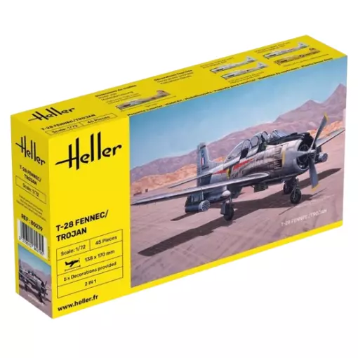 Avion T-28 - Fennec/Trojan - Heller 80279 - 1/72