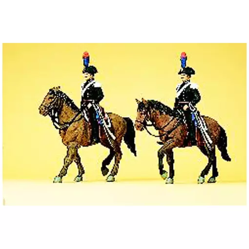 Italienische Carabinieri zu Pferd